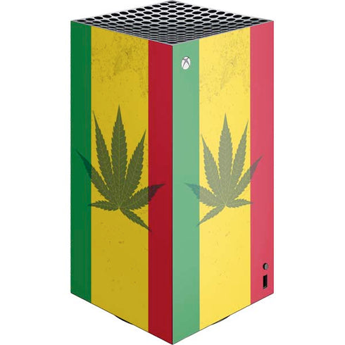 Marijuana Rasta Flag Xbox Series X Skins